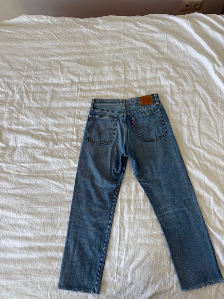 Levis Koyu Lacivert Dar Paça Jean - Levis wedgie straigh jean — görsel 11/12