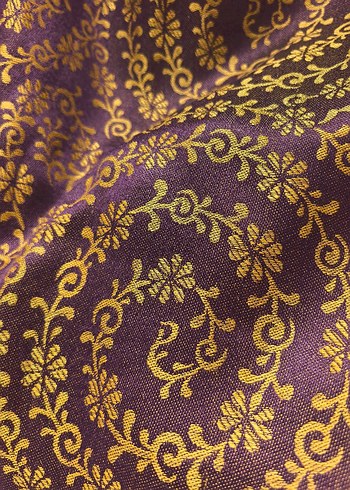 İpekevi Mor Drapeli Bohem Kadın Şal - Görsel 4