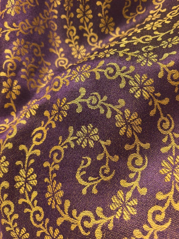 İpekevi Mor Drapeli Bohem Kadın Şal - Görsel 4