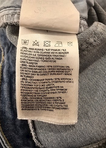 Likralı denim pantolon - Görsel 6