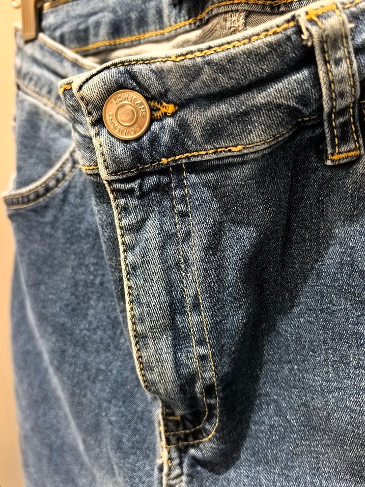 Likralı denim pantolon - Görsel 5