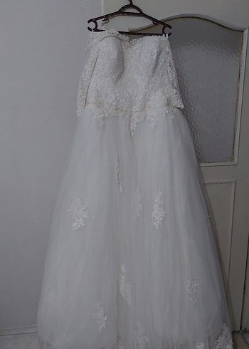 Bohem Vintage Straplez Prenses Gelinlik - Görsel 5