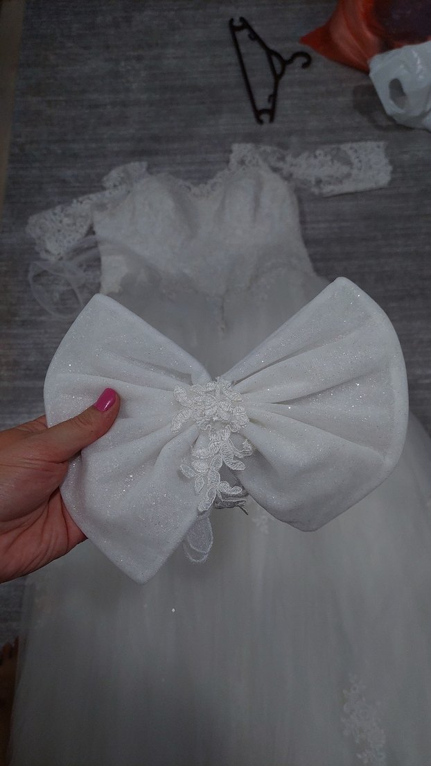 Bohem Vintage Straplez Prenses Gelinlik - Görsel 2