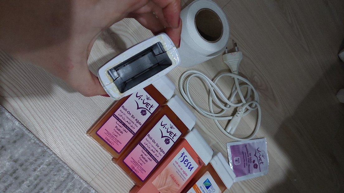 Vücut Tüy Alma Seti - Isıtıcı ve Kartuşlar - Görsel 2