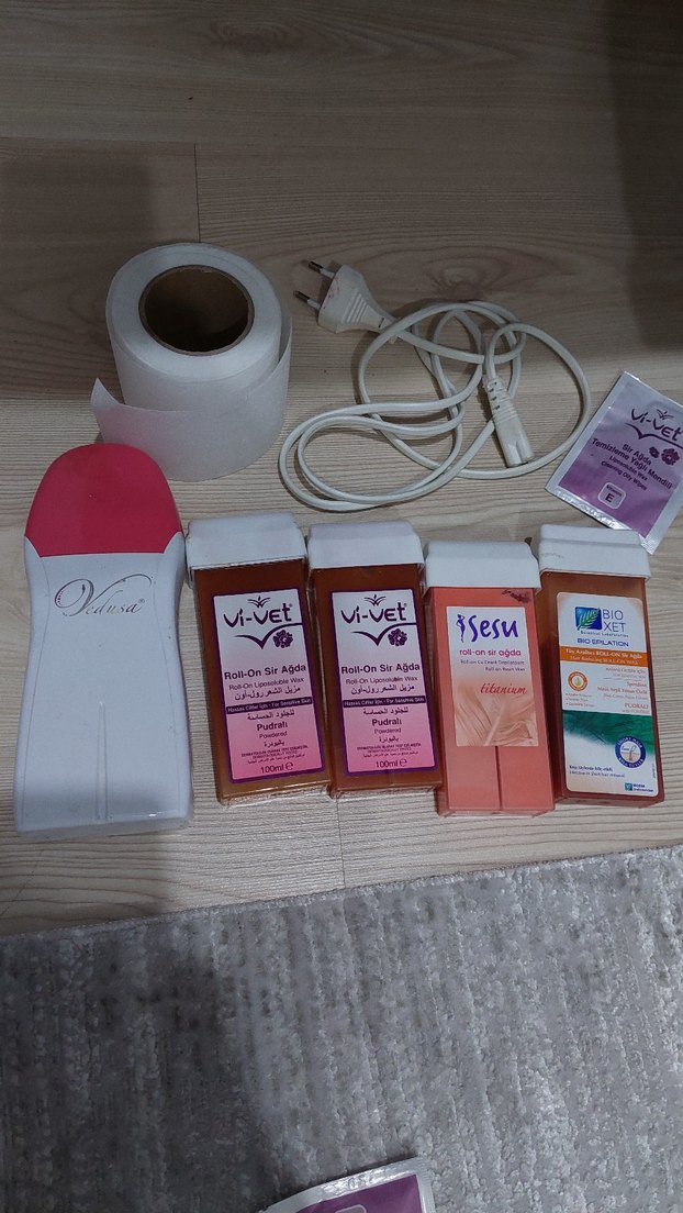 Vücut Tüy Alma Seti - Isıtıcı ve Kartuşlar - Görsel 3