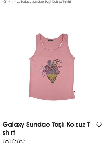 kaylakidsTaşlı Kolsuz Tişört