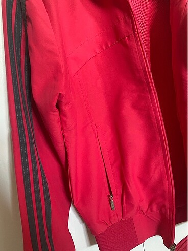 s Beden Adidas Pembe/Kırmızı Ceket
