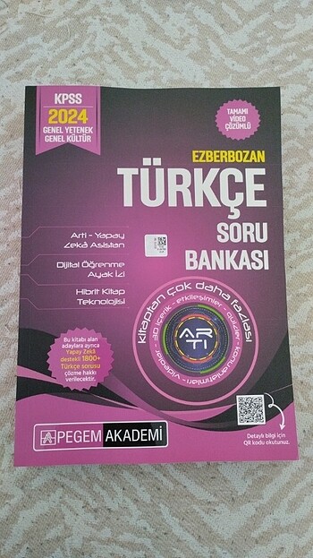 KPSS Türkçe Soru Bankası - Pegem Akademi
