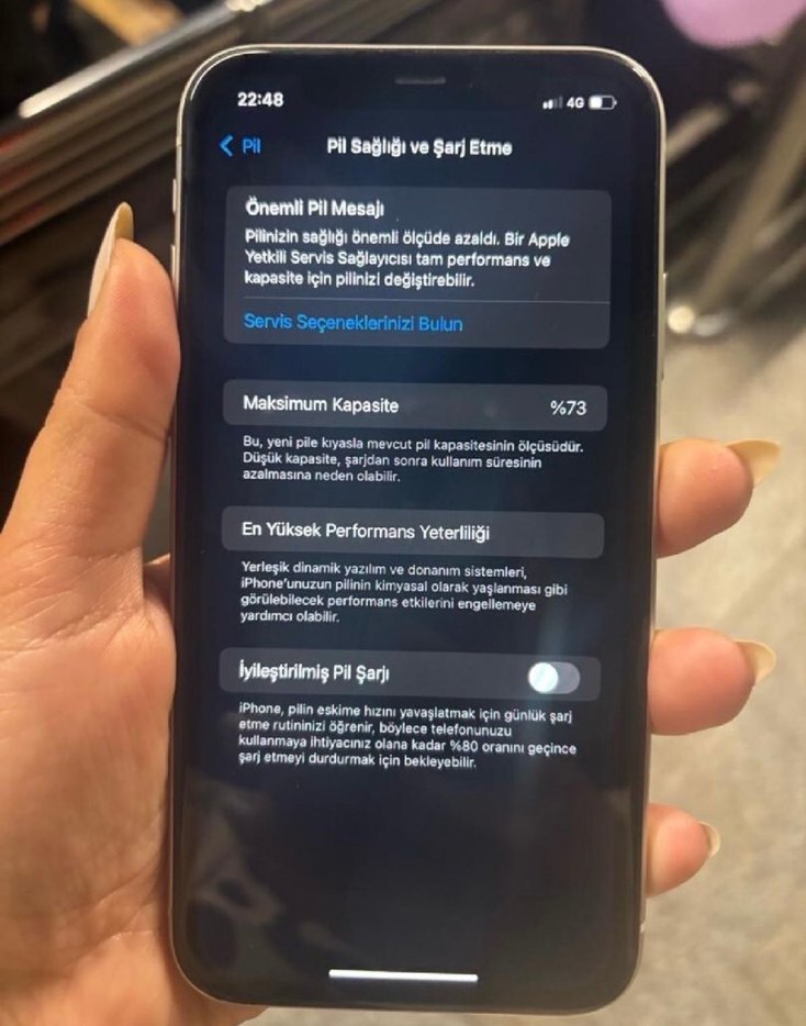 Beyaz iPhone 11 Çift Kamera - Görsel 3
