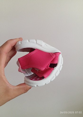 Kız Çocuk Pembe Bantlı Terlik - Görsel 5