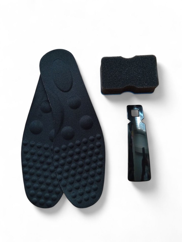 Erkek Ayakkabı Seti Siyah - Görsel 3