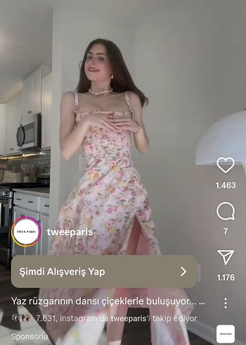 Pembe Straplez Midi Bohem Elbise