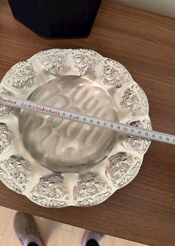 Vintage alman gümüşü Tabak - Görsel 6