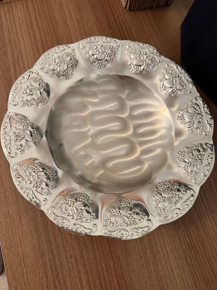 Vintage alman gümüşü Tabak - Görsel 2