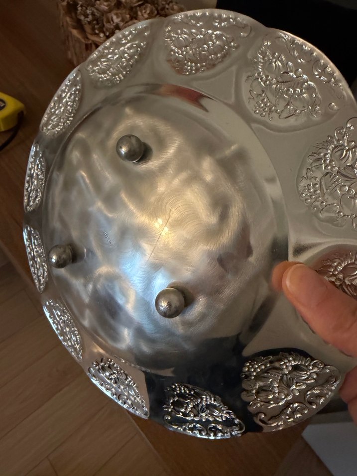 Vintage alman gümüşü Tabak - Görsel 3