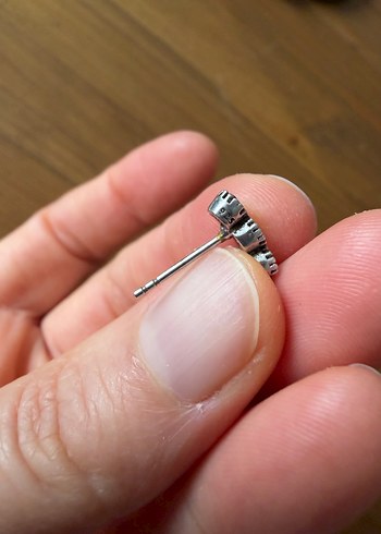 925 ayar gümüş küpe seti - Görsel 6