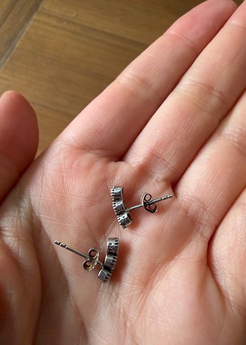 925 ayar gümüş küpe seti - Görsel 2