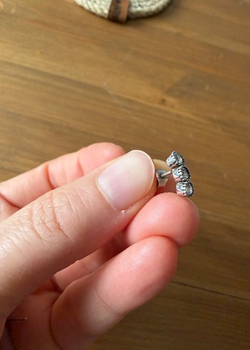 925 ayar gümüş küpe seti - Görsel 3