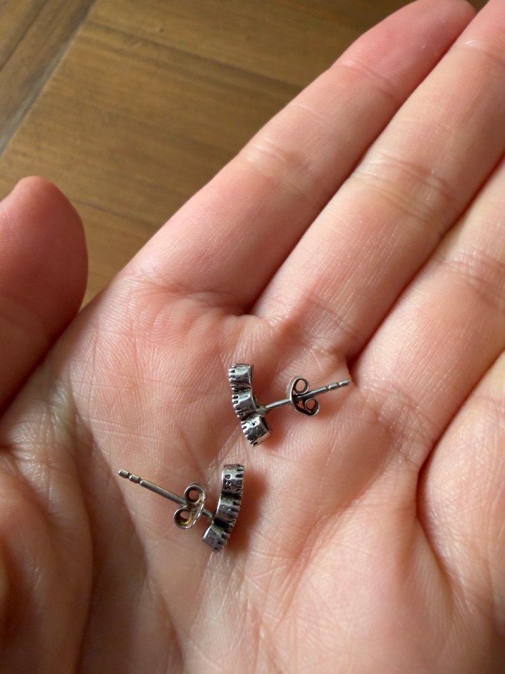 925 ayar gümüş küpe seti - Görsel 2