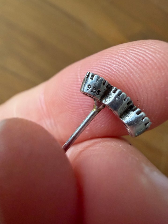 925 ayar gümüş küpe seti - Görsel 5