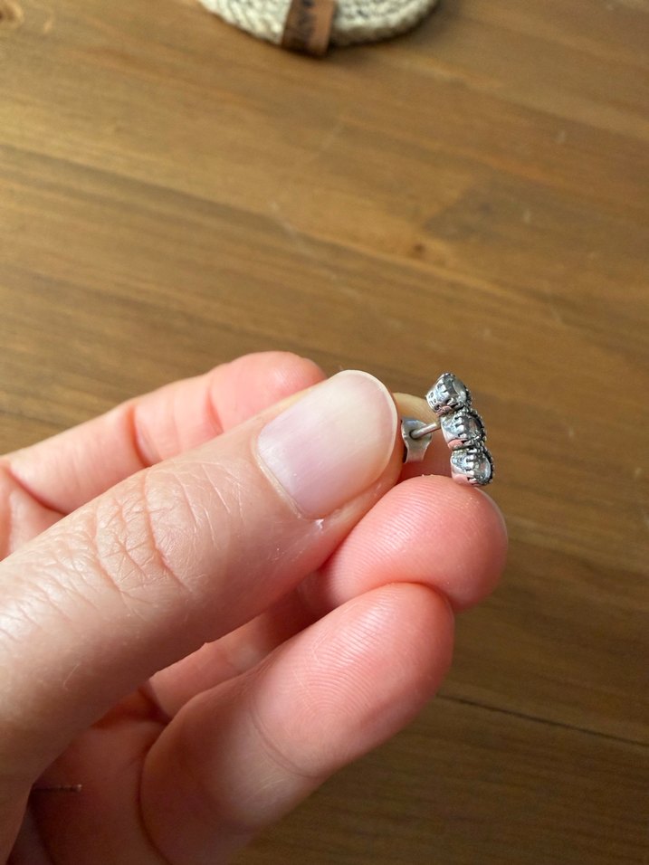 925 ayar gümüş küpe seti - Görsel 3