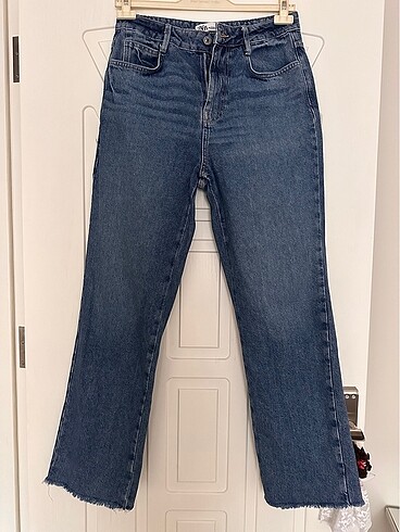 Zara yüksek bel straight jean