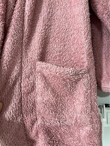 Kapüşonlu pembe peluş - Görsel 3