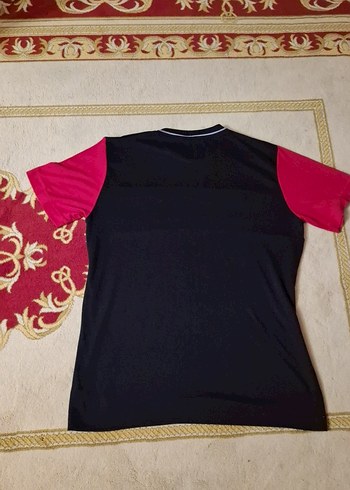 Bordo Siyah Kısa Kollu Erkek Tişört - Görsel 3