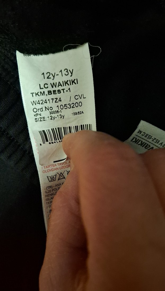 Siyah Erkek Rahat Kesim Eşofman Altı - Görsel 3