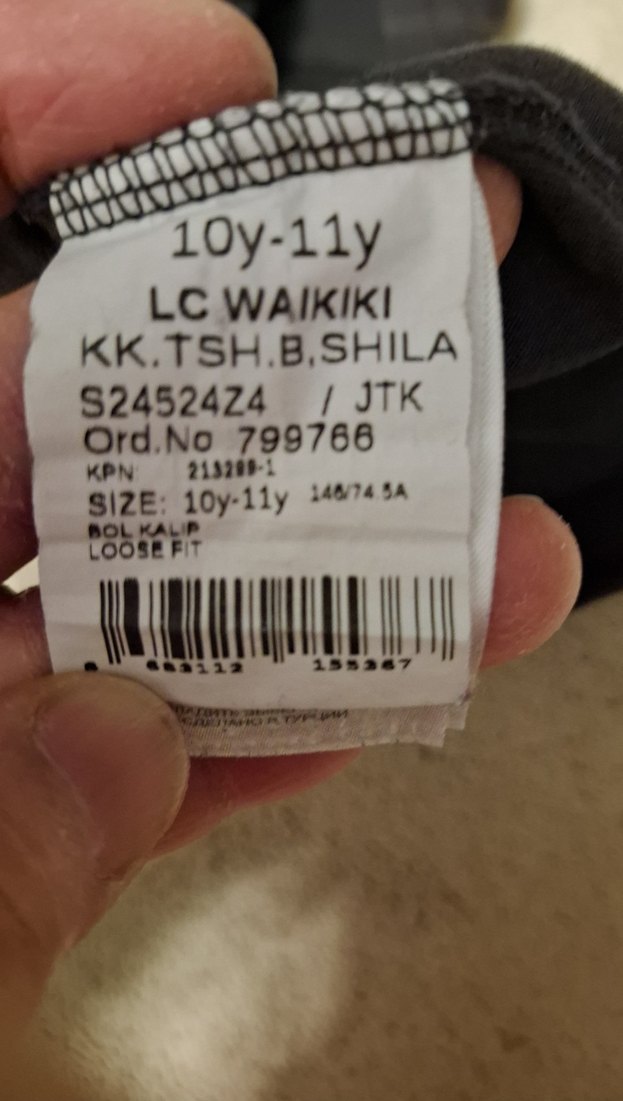 Siyah Kısa Kollu Erke Çocuk Tişört - Görsel 3