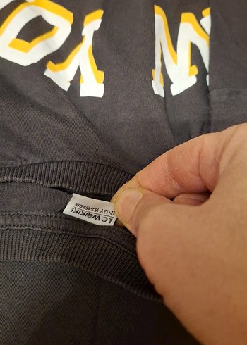 Erkek Çocuk Koyu Gri Baskılı Kısa Kollu Tişört - Görsel 3