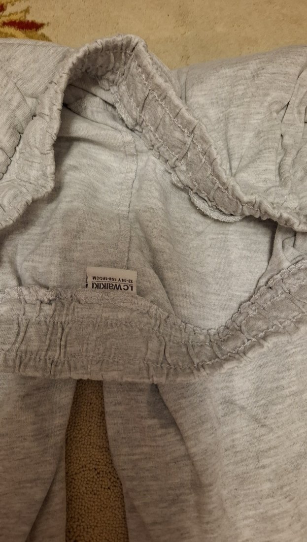 Gri Erkek Çocuk Penye Şort - Görsel 3