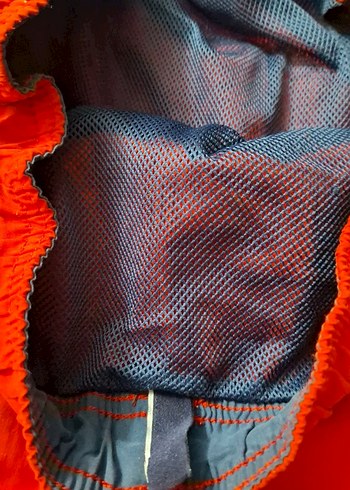 Erkek Kırmızı Mini Rahat Yüzme Şortu - Görsel 3