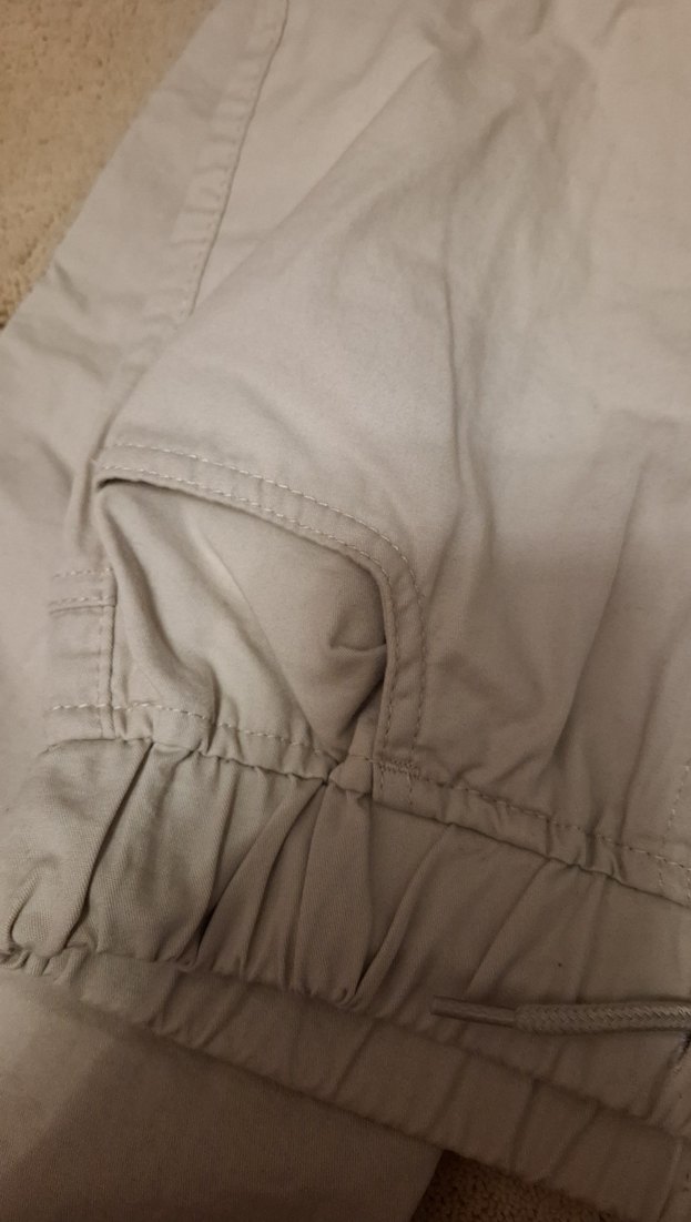 Erkek Çocuk Bej Pamuklu Pantolon - Görsel 4