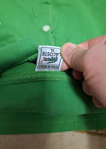 Yeşil Erkek Lacoste Tişört Kısa Kollu - Görsel 3