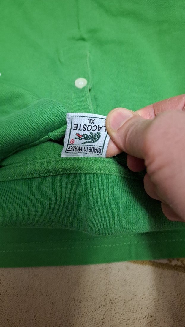 Yeşil Erkek Lacoste Tişört Kısa Kollu - Görsel 3