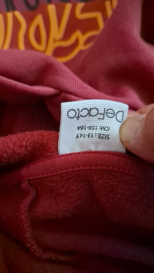 Bordo Kapüşonlu Erkek Çocuk Sweatshirt - Görsel 3