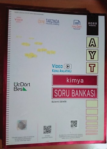  TYT Kimya Soru Bankası 2022 Video Konu Anlatımlı