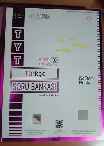TYT Türkçe Soru Bankası 2022 Video Konu Anlatımlı