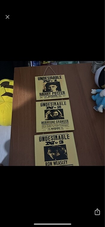 Harry Potter Ahşap Poster