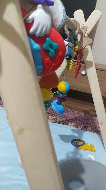 Beden Ahşap bebek egzersizi
