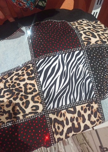 Siyah Uzun Kollu Payetli Kadın sweet - Görsel 2