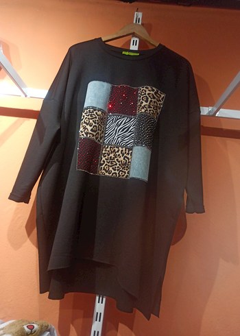 Siyah Uzun Kollu Payetli Kadın sweet - Görsel 3