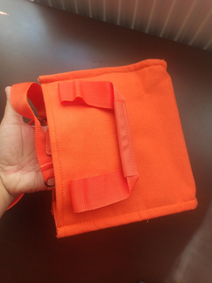 Turuncu Fermuarlı Kadın Çantası - Görsel 2