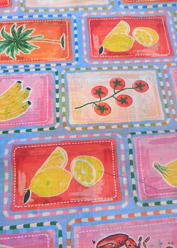 Çok Renkli Baskılı pareo - Görsel 2