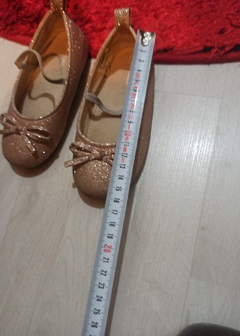 Kız Çocuk Bej Parlak Fiyonk Detaylı Babet - Görsel 6