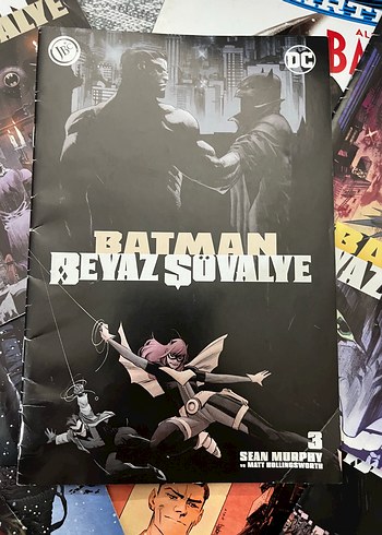 Beden Renk DC Batman Beyaz Şövalye Çizgi Roman Seti