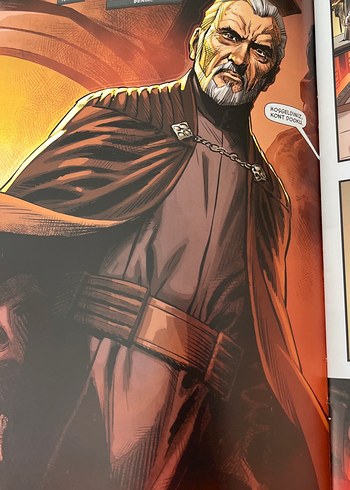 Beden Star Wars Cumhuriyet Çağı: Kont Dooku Çizgi Romanı