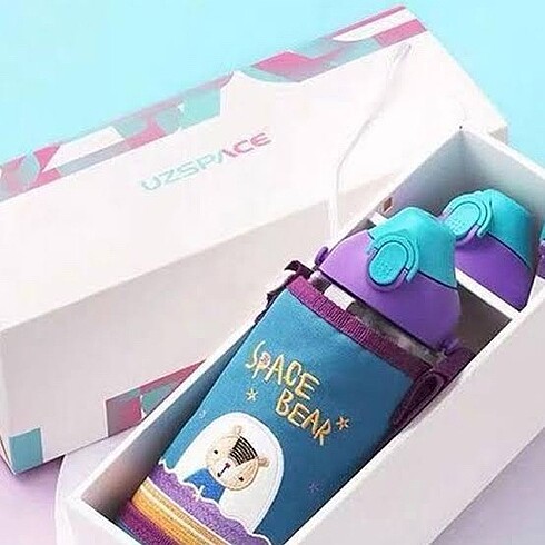 Uzspace 480 ml Çocuk Su Matarası