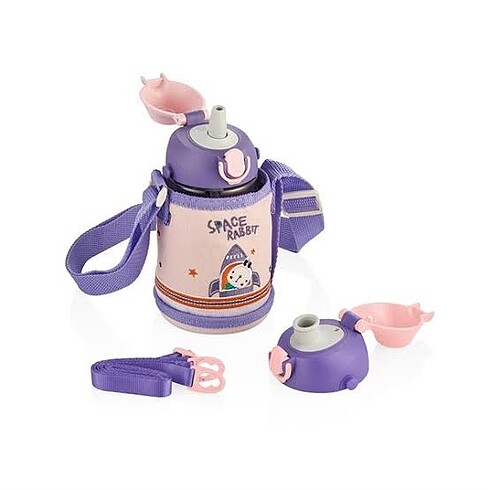 Uzspace Space Rabbit 480 ml Çocuk Su Matarası